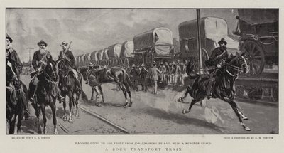 Un treno di trasporto boero da Percy F.S. Spence